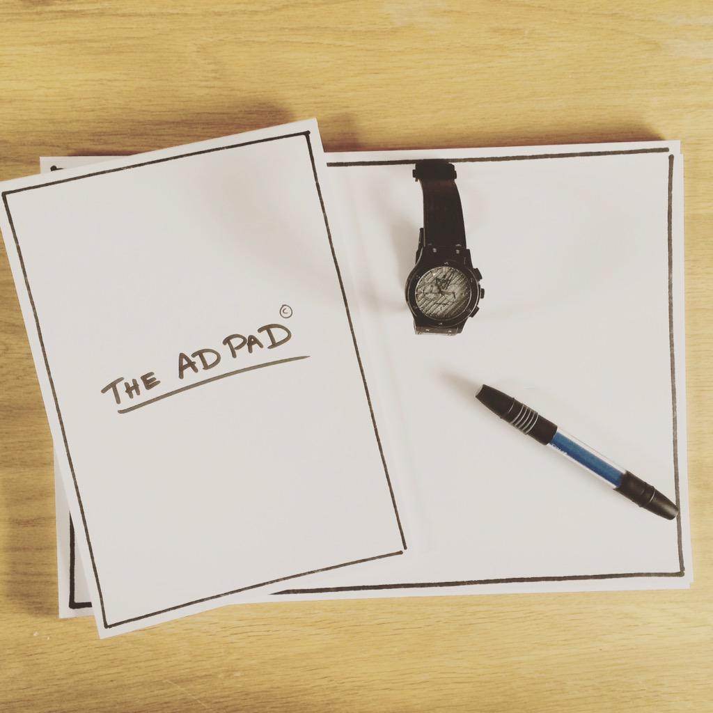 CGrandV's tweet photo. The Ad Pad @theucaden #advertising #creative #concept http://t.co/AP3Il3Fotl
