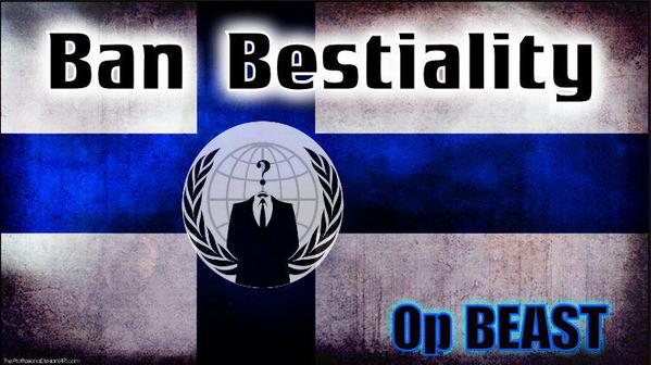 #OpBeast We DON'T travel where Animal rape is LEGAL! BAN BESTIALITY FINLAND!