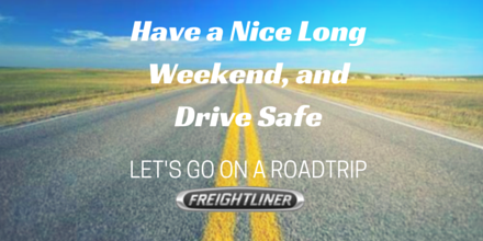freightlinermb's tweet photo. Cheers to the beginning of #RoadTrip season. Enjoy your long weekend! #FreightlinerFriday http://t.co/BE7HljB07E