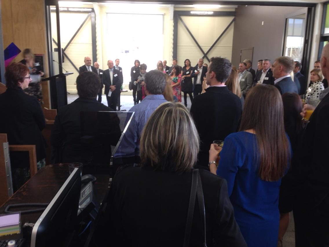 Smart_Virtual_'s tweet image. Hon Steven Joyce opening the HB Business Hub Thursday