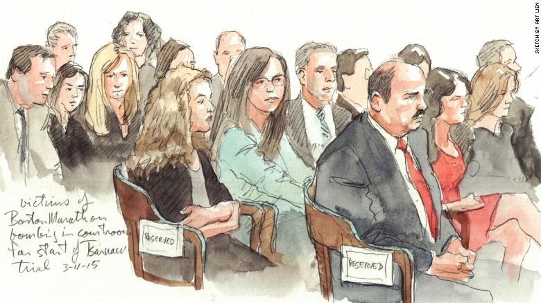 TheLeadCNN's tweet photo. How did Boston bombing survivors react? http://t.co/w8MuhPtRWX -- @DebFeyerickCNN reports #TheLead #TsarnaevTrial http://t.co/uSJVWChcJj