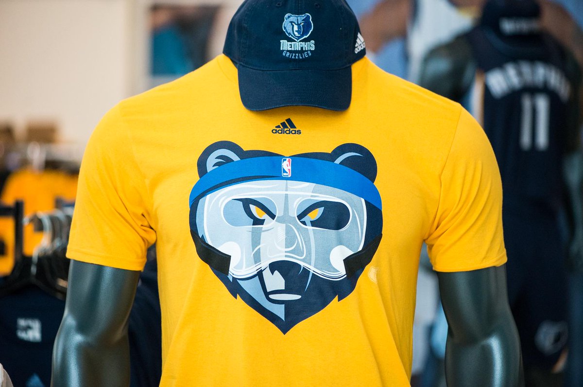 diamond83's tweet photo. RT @memgrizz Get this #MaskedValuablePlayer tee at the #GrizzliesDen by @adidas inside @FedExForum Lobby for Game 6! http://t.co/BjziF8WTJ9