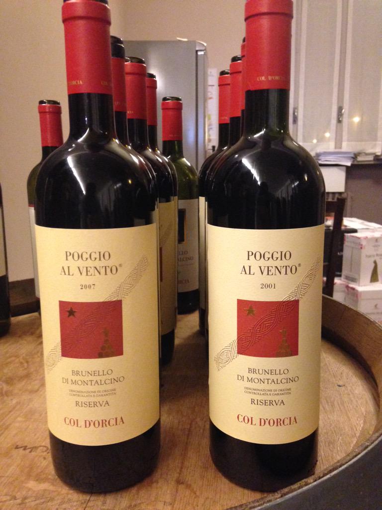 lacompag's tweet image. Stasera vini toscani di altissimo livello con i Brunelli di Montalcino di #ColDOrcia