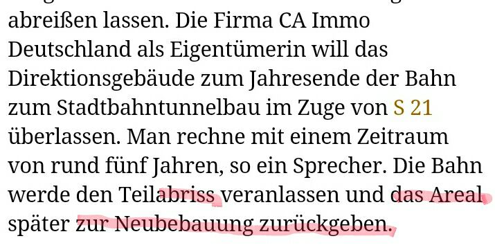 danintown's tweet photo. Teilabriss +Neubebauung. Wie geht das?
RT @Bahnhof201268: #S21 #Bahndirektion #Entkernung #Abriss #Denkmalschutz #h7 http://t.co/hbS8hjglBT
