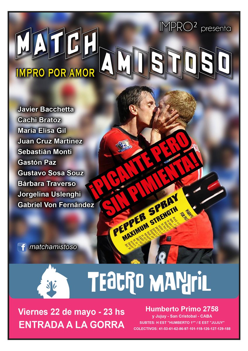 impro2's tweet photo. ¡El Viernes 22 vas a llorar de risa! #improamor http://t.co/9LDXNMeEjd