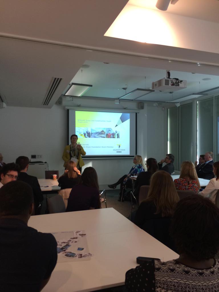 LSBU_Enterprise's tweet photo. Julia Barrett @WillmottDixon on why they got involved with @ConstructionYT @lsbu SROI project #buildingsocialvalue http://t.co/XNUBK6oUfK
