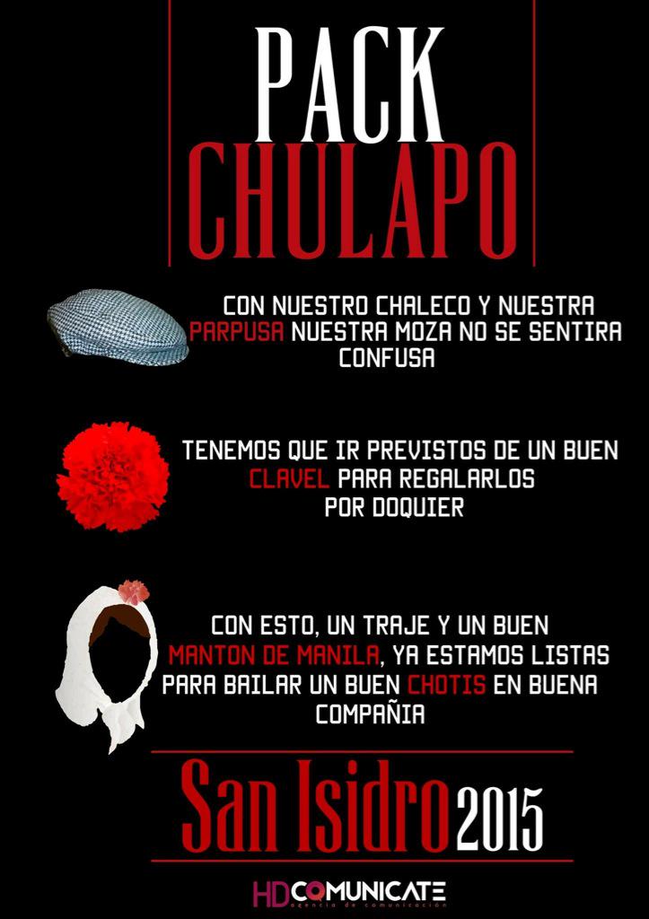 HDComunicate's tweet photo. Ya te has hecho con tu "pack chulapo"?
Feliz día de #sanisidro a todos!
#Chulaposychulapas
#sanisidro2015
#chulapo http://t.co/yrKWB9S39b