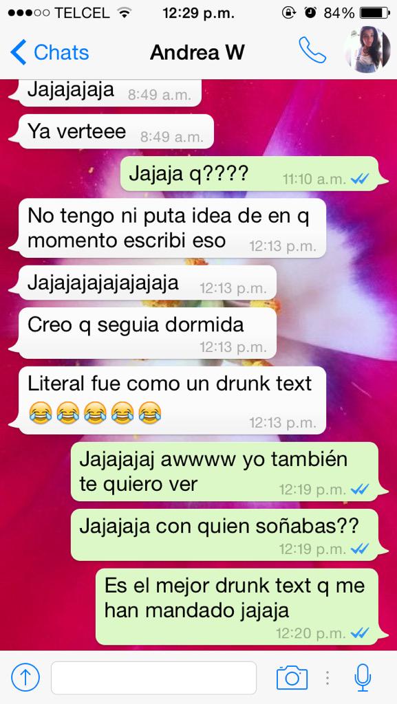 LizzyFil93's tweet photo. @andwatsonn el mejor drunk text que me han mandado!!! #truelove jajaja te amooo http://t.co/0Y2u1t0sTT