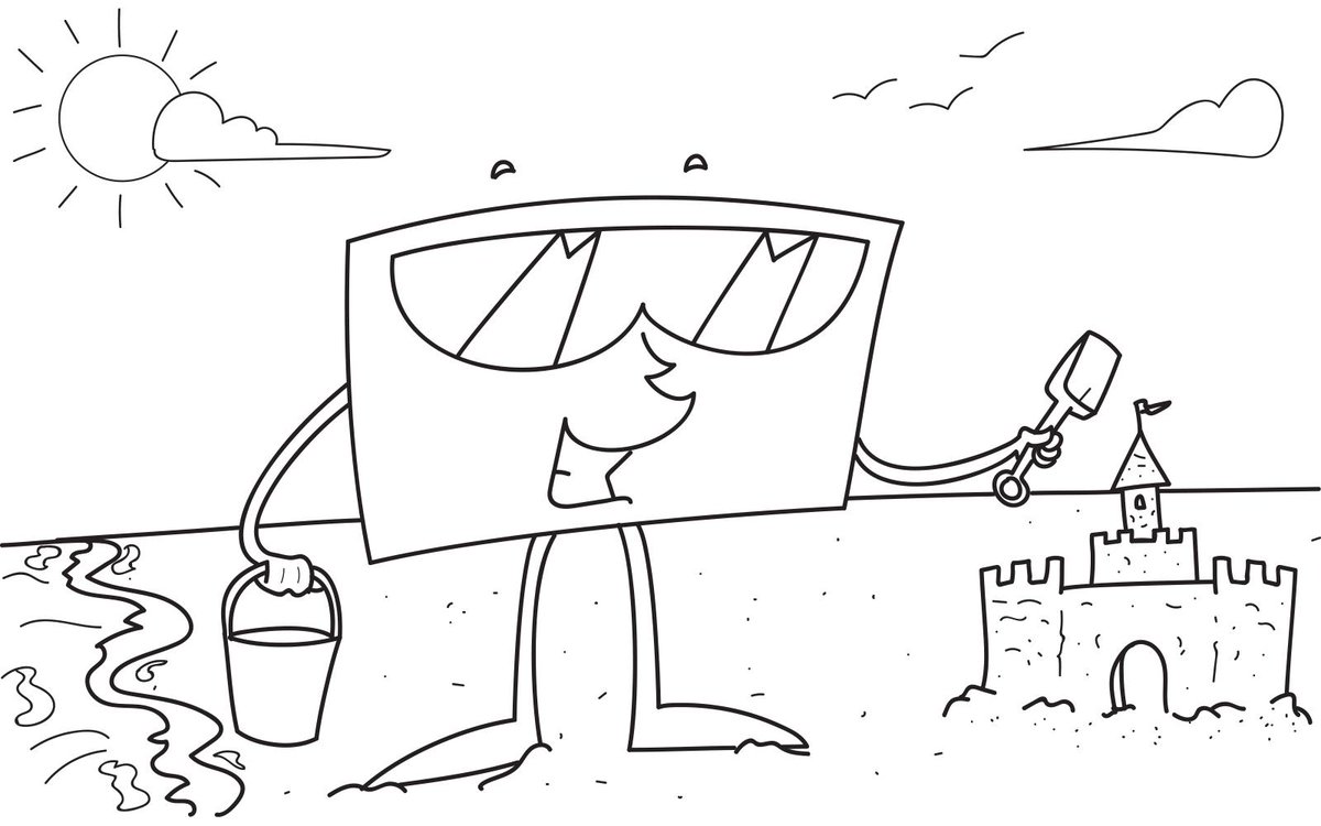 #FrameWorthyFriday It's Pete on a beach! Check out Facebook for more coloring pages: facebook.com/payperks