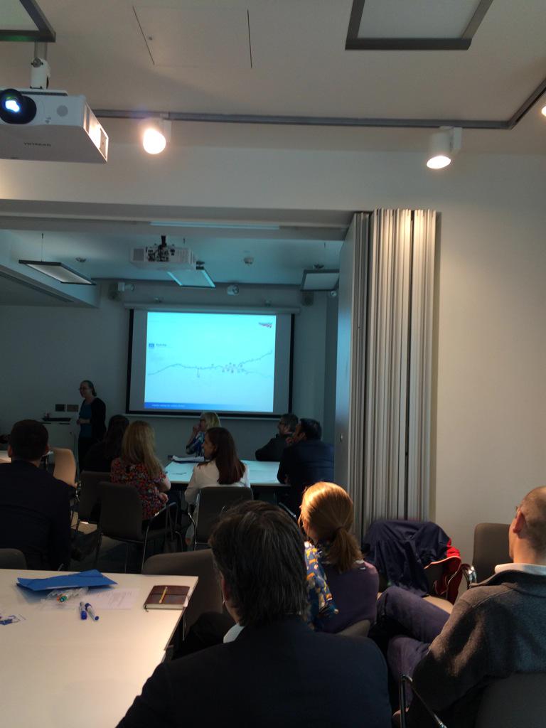LSBU_Enterprise's tweet photo. Sue Hardy @Crossrail up to talk about their involvement with @ConstructionYT and SROI project #buildingsocialvalue http://t.co/iIABdNelHK