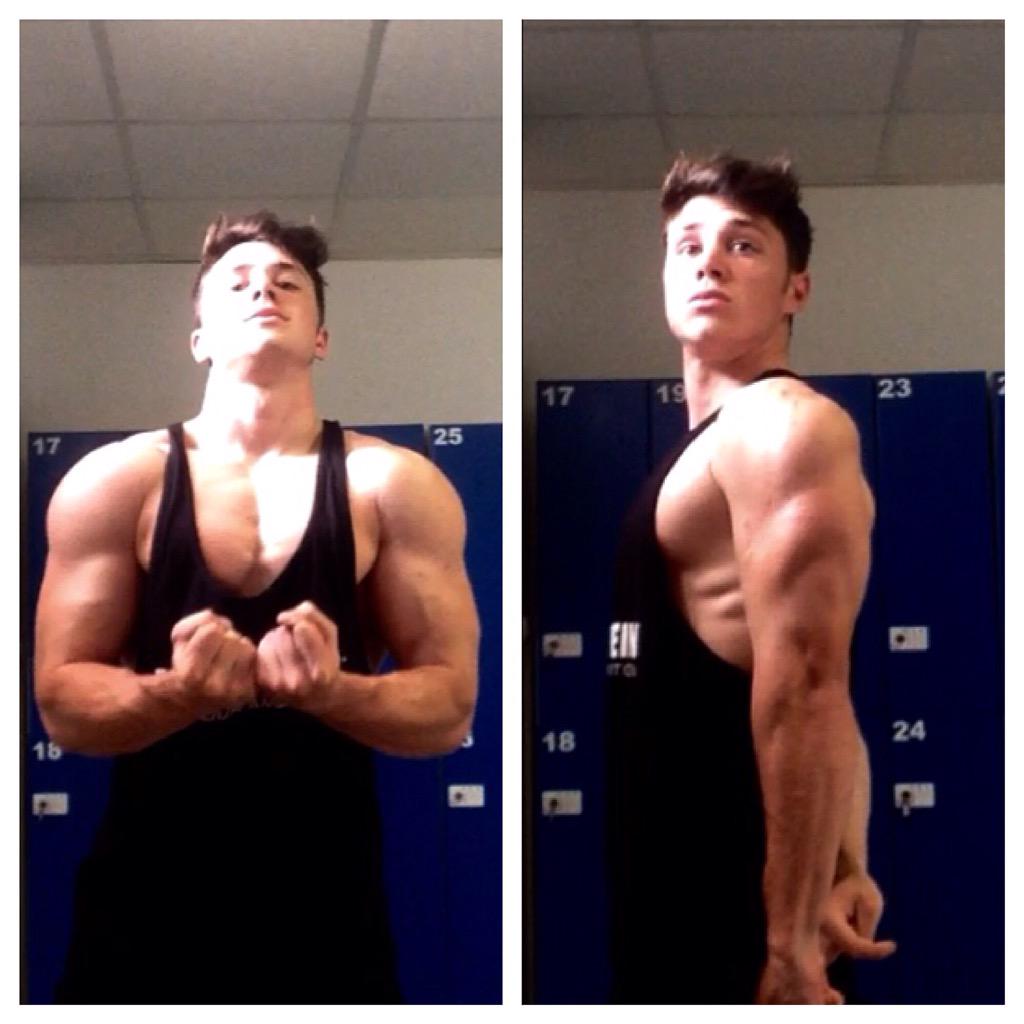 Back in the gym after a long time @MyproteinUK <a href="/Justin_Tayler/">Justin Tayler</a> quest to look like <a href="/lew_harrison/">Lewis Harrison</a> <a href="/OwenHarrison1/">Owen</a>