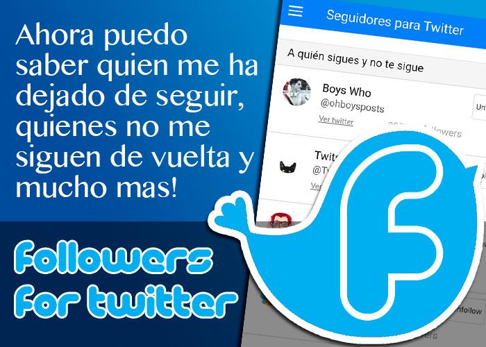 Videosi's tweet photo. Averigua quién no te sigue con esta app: http://t.co/HMvLihZCHN http://t.co/tWgSuvomrY