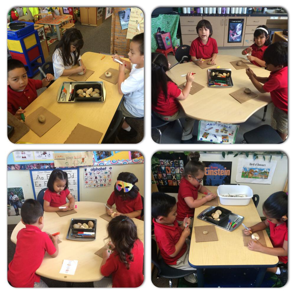 notinroom124's tweet photo. Group A's turn! Time to decorate stones for our garden! #msoctx http://t.co/PiT0vNlKiM