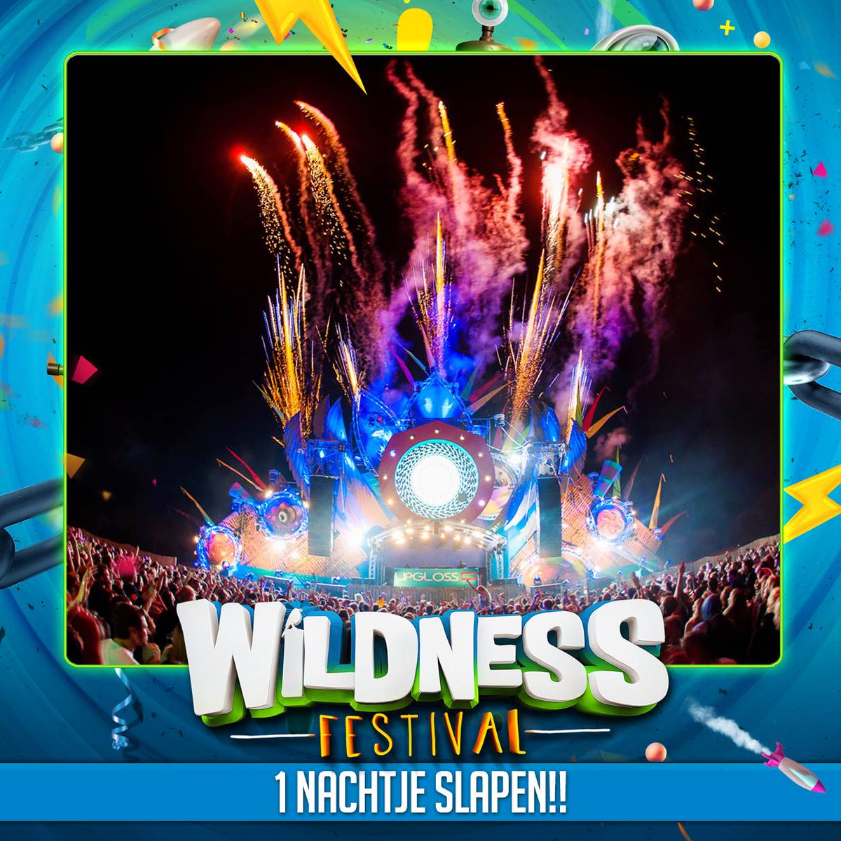 5,4,3,2... NOG MAAR ÉÉÉN NACHTJE TE GAAN VOOR HET WILDSTE FEEST VAN HET JAAR!! + Laatste info: bit.ly/1KSfXxO