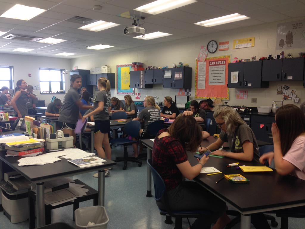 DOSECS15's tweet photo. Writing letters in the health science village http://t.co/ZtNRAiUVcB