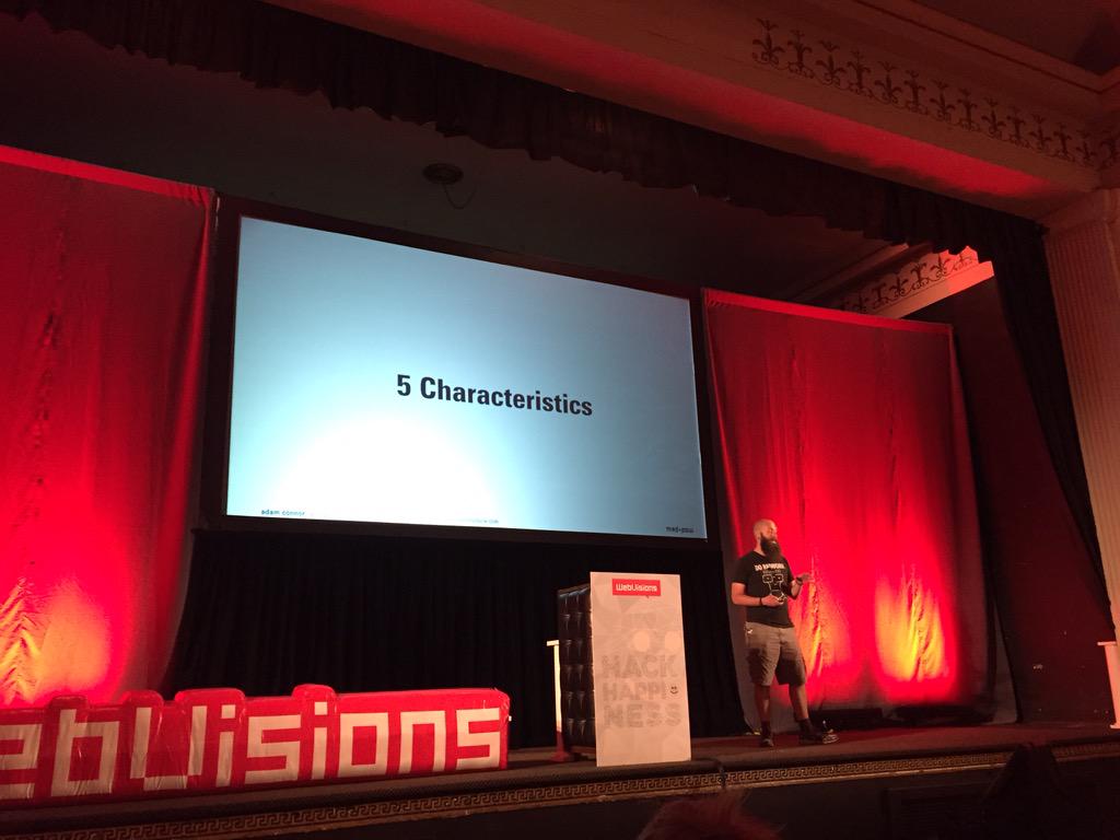 Stephen_Bamford's tweet photo. Big beard, bigger thinking from @adamconnor #wvadobe #WebVisions http://t.co/X3Mf23mxa1