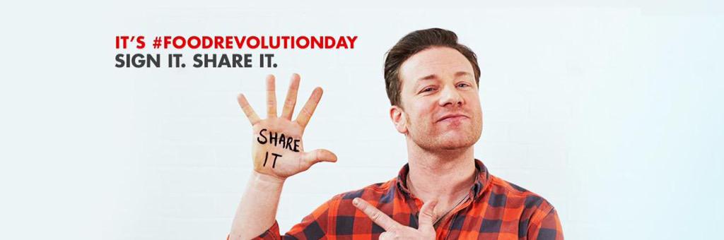 ThomasJohn89's tweet photo. Here's the important link for #FoodRevolutionDay - http://t.co/BhmtOQ3tdy Sign it and share it! http://t.co/4MPG51T7Xd