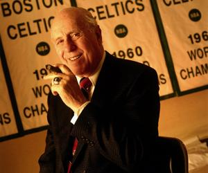 BCHighOnion's tweet photo. MIAA to run anti-tobacco campaign featuring Red Auerbach to dissuade student-athletes from using cigars at graduation http://t.co/NWdX4qLiDN