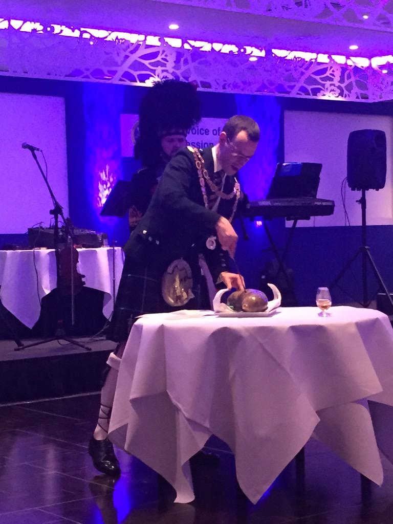 jmdfield's tweet photo. @NAFD_UK hail the haggis great chieftain o' the pudding race! Great job Paul! #NAFDConference #NAFD2015 http://t.co/q4Fj6vUehA