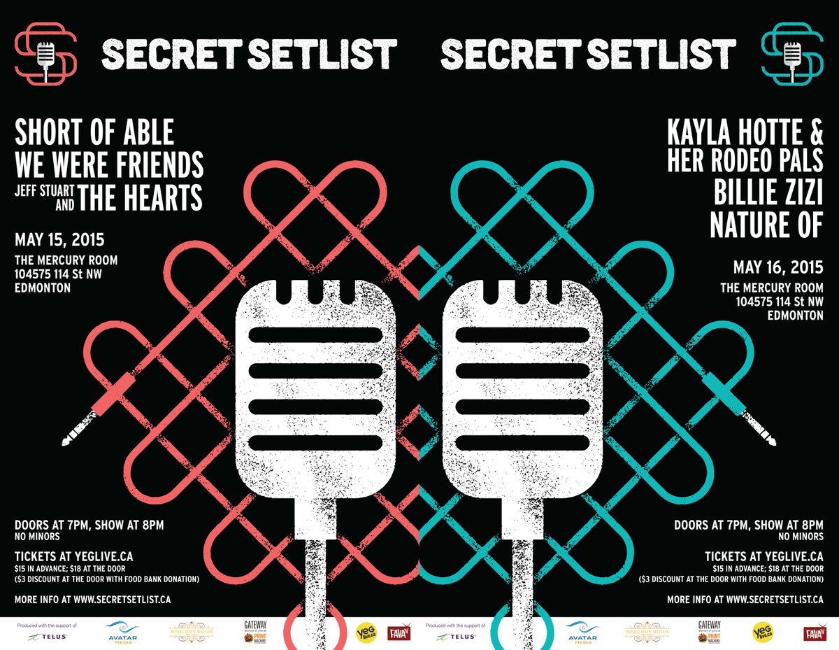 May 15 <a href="/shortofable/">Short of Able</a> <a href="/WWFriendsBand/">We Were Friends</a> @THE_HeartsMusic | May 16 @kayla_hot <a href="/billiezizi/">Billie Zizi </a> <a href="/natureofband/">Nature Of</a> | More info here: