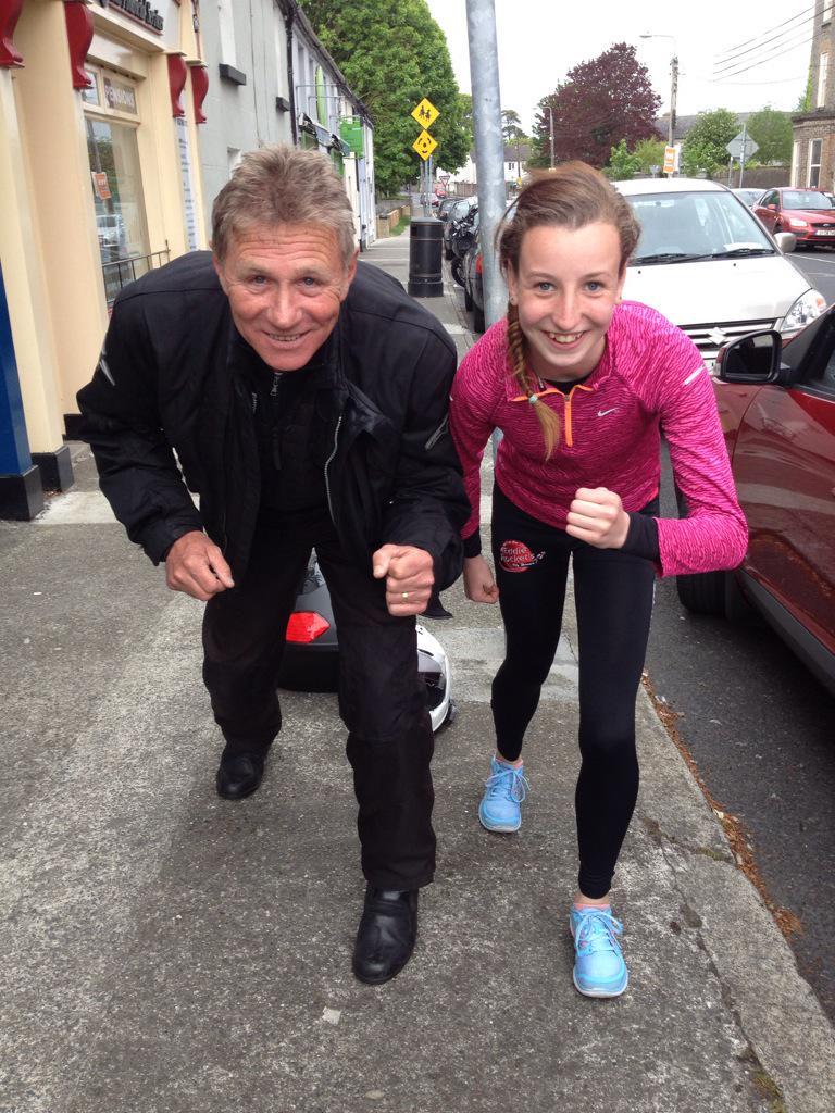 SPRINGERchloe's tweet photo. Delighted to meet @EamonnCoghlan1 today. What a lovely man http://t.co/7bXXz1EVJ7