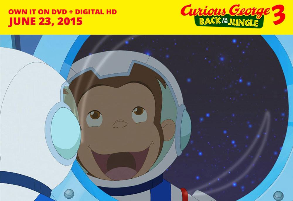 GoCuriousGeorge's tweet photo. George loves the view from outer space in Curious George 3: Back to the Jungle! #CuriousGeorge http://t.co/pkvzZXEzMj