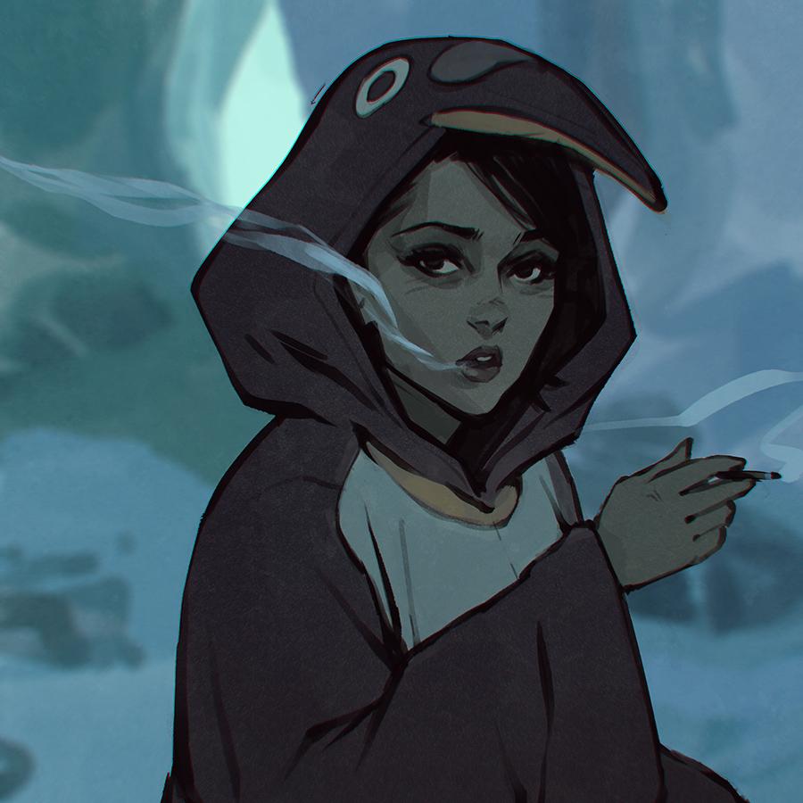 Kuvshinov_Ilya's tweet image. Penguin Marla patreon.com/creation?hid=2… Slide! Can't wait for #FightClub2! @cameronMstewart