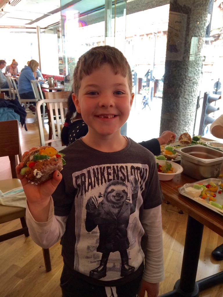Adam chopped it, squashed it, bashed it....and the verdict was.... 👍🏼👍🏼👍🏼👍🏼 #yum!!!