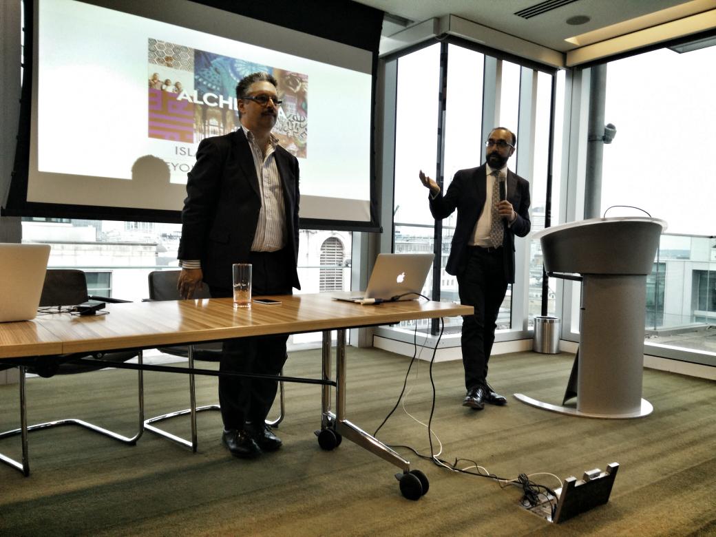 Alchemiya's tweet image. .@navidakhtar @add_multiply sharing the #alchemiya journey so far with #Investors @eversheds #technologyatwork