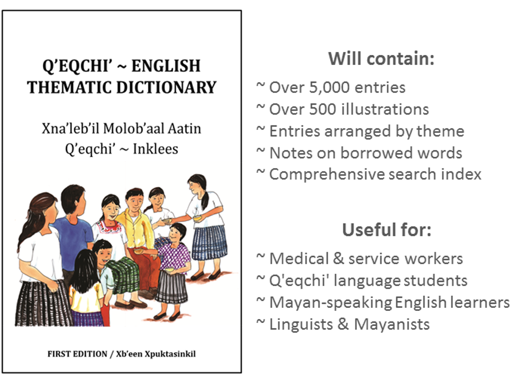 LanguageCrawler's tweet photo. Q'eqchi' Maya ~ English Thematic Dictionary with over 5,000 entries: http://t.co/WlLb08Y8xq #maya #mayalanguage http://t.co/CSCutOJwqe