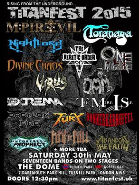 one_machine's tweet photo. @one_machine are looking forward to performing at @titanfest! Tickets available from us, follow us and DM for info! http://t.co/PpVZiFDKEE