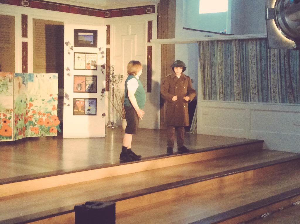 SanctonWood's tweet photo. A wonderful performance of Archie Dobson's War by Yrs 5&amp;6 this evening. Poignant &amp; moving. Very well done! #SWdrama http://t.co/gzlt2W4kEK