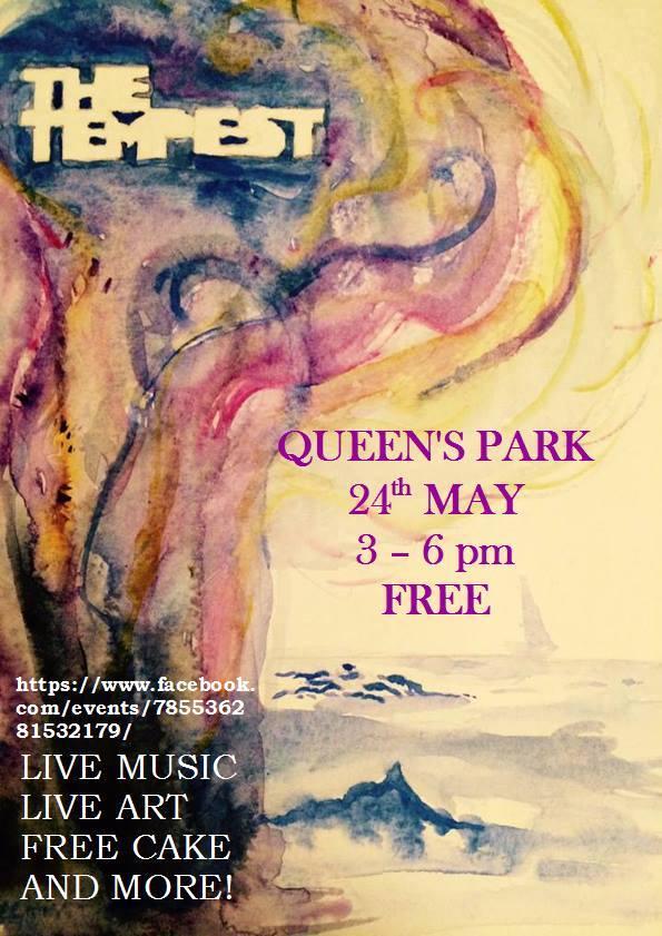 Come to Queens park next Sunday for a free performance of The Tempest, live music and more! facebook.com/events/7855362…