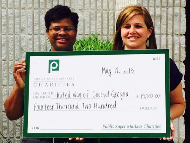 UnitedWayCGA's tweet photo. Thank you @Publix for your  generous support! We appreciate all you do to help #ChangeLives in the Golden Isles! http://t.co/cKIgJjVvsI