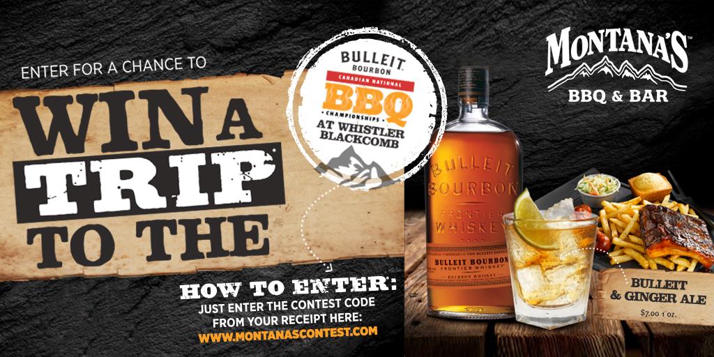 MontanasBBQ's tweet photo. Want a chance to WIN a trip to the Canadian National BBQ Championships in Whistler Blackcomb? Come to Montana's! http://t.co/HR5PrjHw50