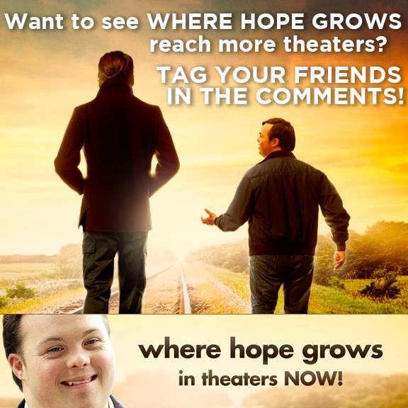 wherehopegrows's tweet image. The only way #WhereHopeGrows gets more theaters is by having people show up THIS WEEKEND! #tagyourfriends #tagfriends