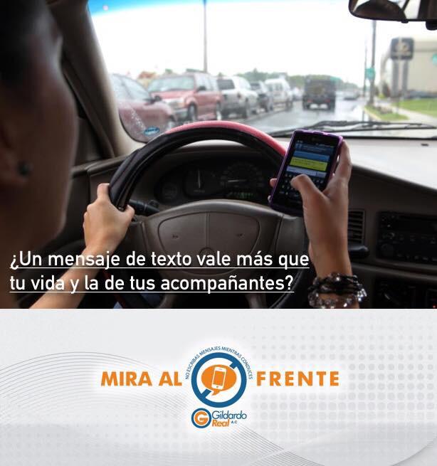GildardoReal's tweet photo. Este fin de semana no me cansaré de recordarte, si conduces deja tu celular y #MiraAlFrente http://t.co/UqJn2Zg9tN