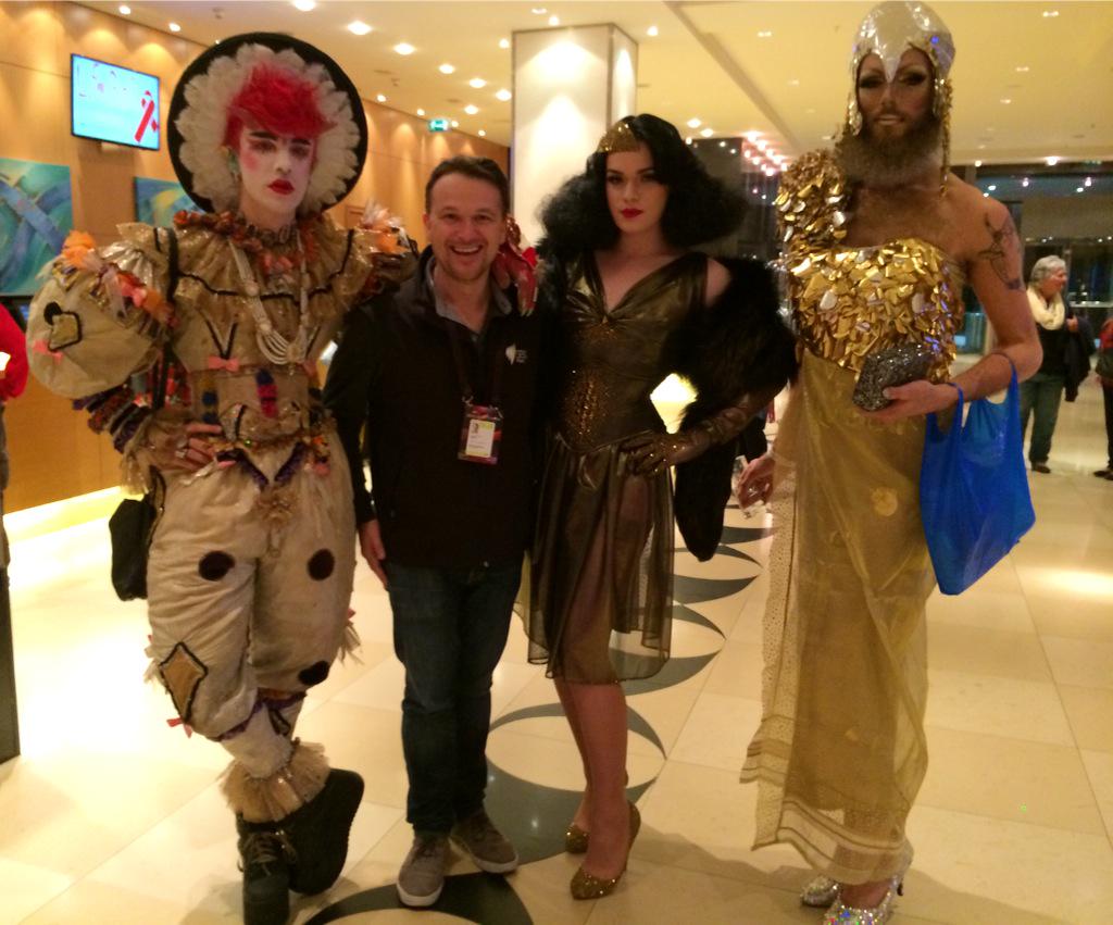 northytweets's tweet photo. I just won #bestdressed @lifeball #LifeBall2015 #vienna #2ndfromleft #wasnteventrying http://t.co/q8zqs4lTqi