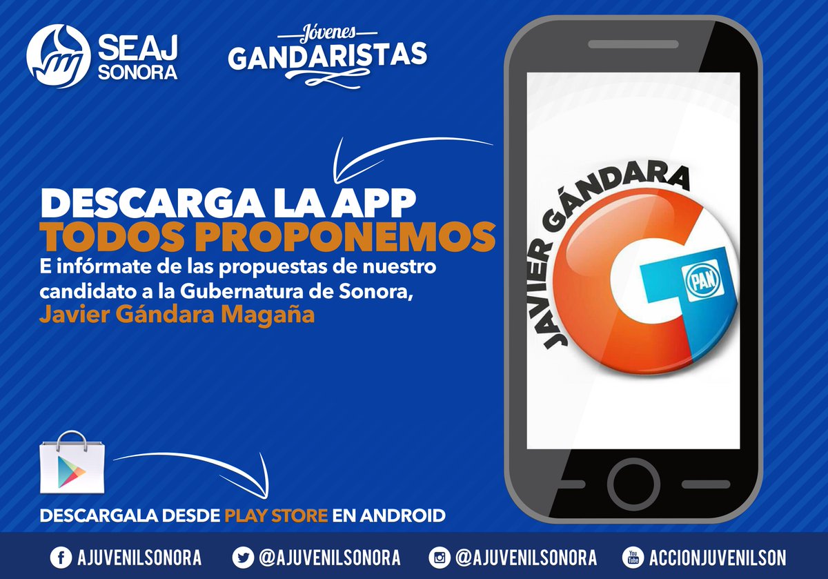 ajuvenilsonora's tweet photo. #TodosProponemos ¿Ya la tienes? ¡Descargala! @JavierGandaraM  @gandaristas @MarcelaFdeG @JuanMGonzalezA http://t.co/Jeyfiy7yZI
