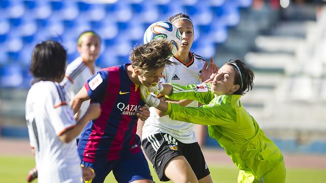 FCBmasia's tweet photo. [CRÒNICA] @VCF_Femenino-Barça Femení: Cauen a la semifinal sense sort (0-1) http://t.co/uu2ej2LDzS #CopaDeLaReina http://t.co/TbjIA8vSP1