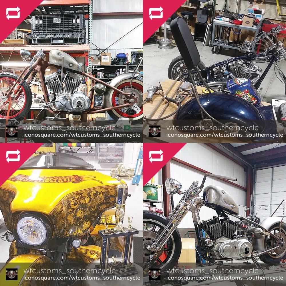 Check out Instagrammer @wtcustoms_southerncycle. They use their #ProToolsUSA tools to build parts for motorcycles.