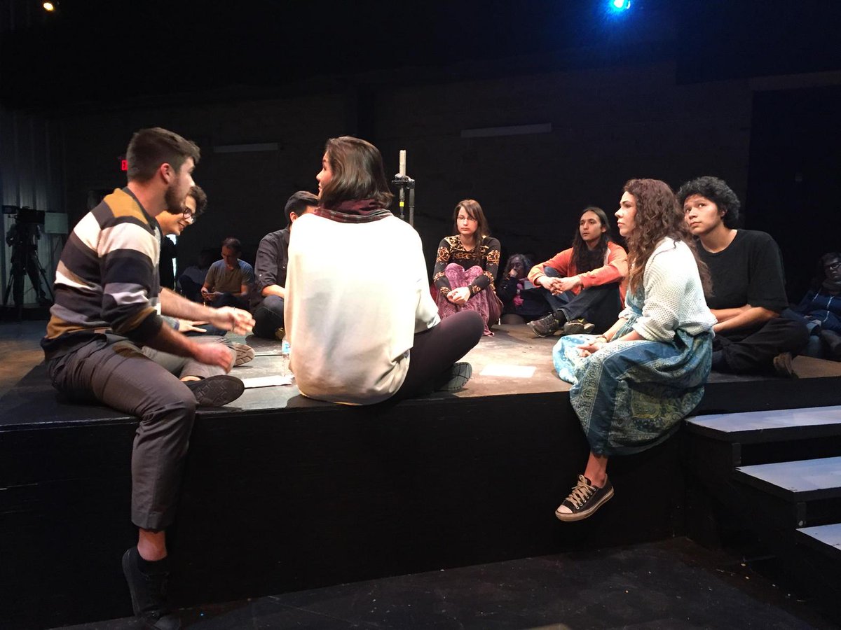 CarmenMichif's tweet photo. #StudyRepast Student Acting company share their experiences exploring Indigenous Body Of Work: http://t.co/xg0EdJfsWj http://t.co/9dOGItTNyL