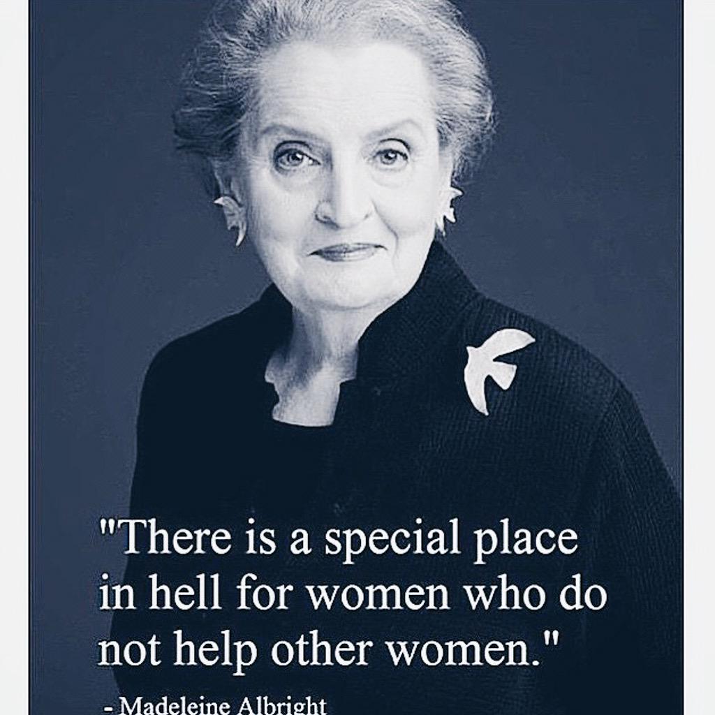 Happy birthday Madeleine Albright   