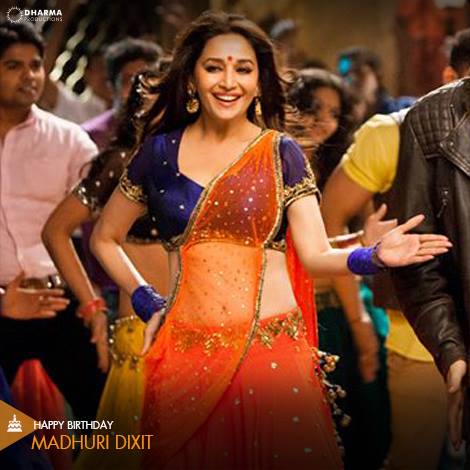 The most beautiful
And evergreen actress!! We wish Madhuri Dixit a very Happy
Birthday! 