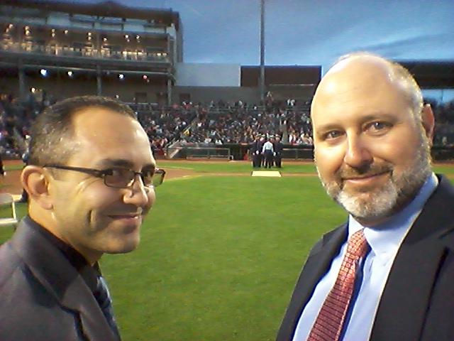 AFHootieOwl's tweet photo. Graduation at the Goodyear Ballpark. #owlgrad15 http://t.co/5pjhRGd60g