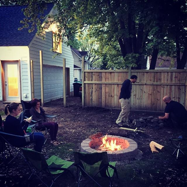 asketchyfish's tweet photo. First fire at the house! #bugtree http://t.co/om4bDxsyh8