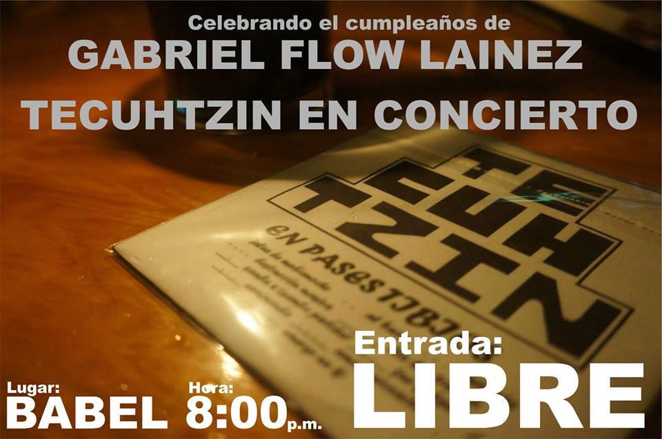 musicindustryH's tweet photo. Tecuhtzin en Concierto !!!! Hoy @babel_hn #Tegucigalpa 9pm #AhíSeLlegan #AúnEstánATiempo http://t.co/QPvdDRHdPR