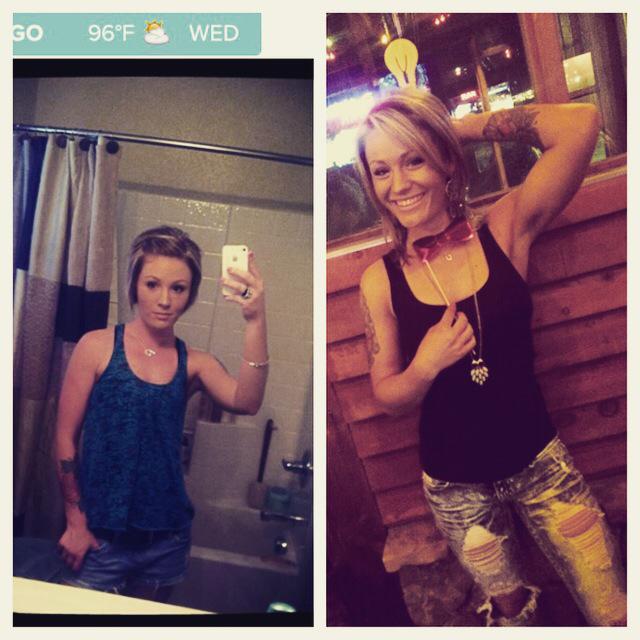 LuckyLynzee's tweet photo. Left was two years ago. My heart,mind,and health from then to now is progress in itself! #fitnessmotivation #fitfam http://t.co/D3yYPAHIF2
