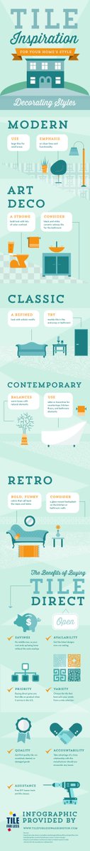 tileforless's tweet photo. Tile Inspiration for Your Home's Style [INFOGRAPHIC] - http://t.co/7PE7FU9elu http://t.co/gwTWgS5bYW