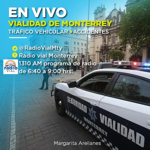 marellanesc's tweet photo. Conoce la #Vialidad en #Monterrey a través de @RadioVialMty y por el programa de radio de 6:40 a 9:00 hrs. en #1310AM http://t.co/xwXO760Xpb